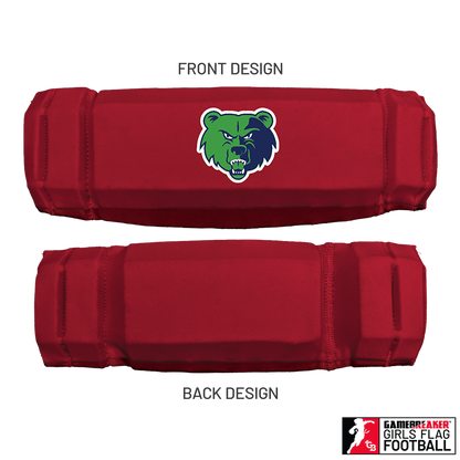 Cherokee Recreation & Parks Youth Girls Flag Football :: AURA Headband with Free Cinch Pack and GameBreaker Lip Protector Mouthpiece