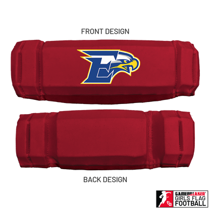 Cherokee Recreation & Parks Youth Girls Flag Football :: AURA Headband with Free Cinch Pack and GameBreaker Lip Protector Mouthpiece