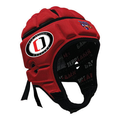 San Antonio Outlaws - TYFA :: GameBreaker or GameBreaker-Pro Headgear with Free Cinch Pack and Lip Protector Mouthguard
