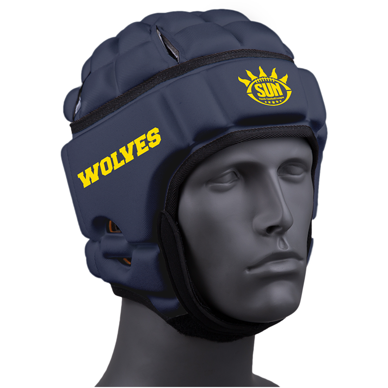 SUNYFL WOLVES :: GameBreaker or GameBreaker-Pro Headgear with Free Cinch Pack and GameBreaker Lip Protector Mouthpiece (Copy)