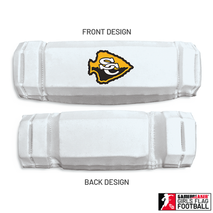 Cherokee Recreation & Parks Youth Girls Flag Football :: AURA Headband with Free Cinch Pack and GameBreaker Lip Protector Mouthpiece