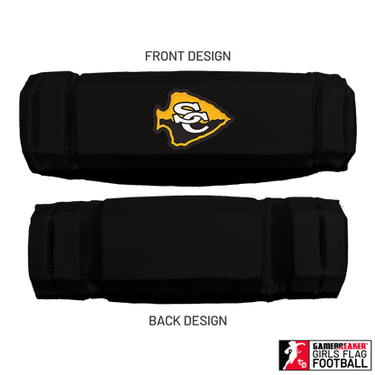 Cherokee Recreation & Parks Youth Girls Flag Football :: AURA Headband with Free Cinch Pack and GameBreaker Lip Protector Mouthpiece