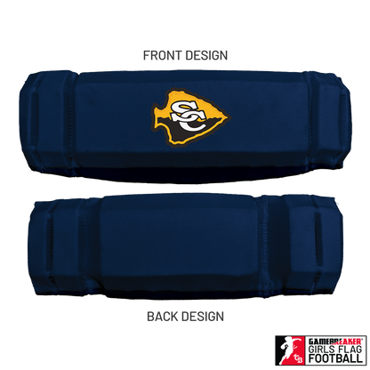 Cherokee Recreation & Parks Youth Girls Flag Football :: AURA Headband with Free Cinch Pack and GameBreaker Lip Protector Mouthpiece