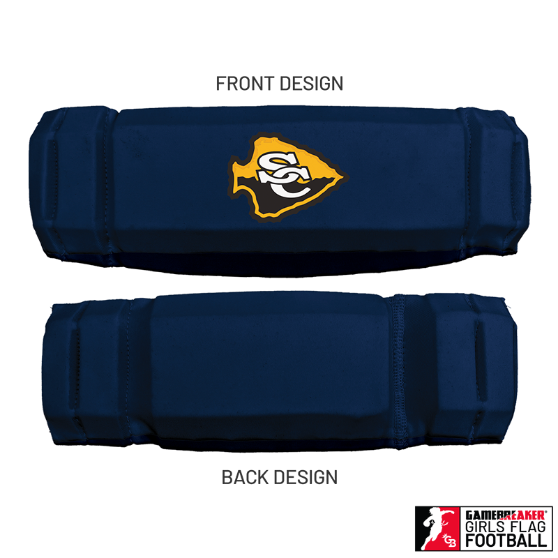 Cherokee Recreation & Parks Youth Girls Flag Football :: AURA Headband with Free Cinch Pack and GameBreaker Lip Protector Mouthpiece