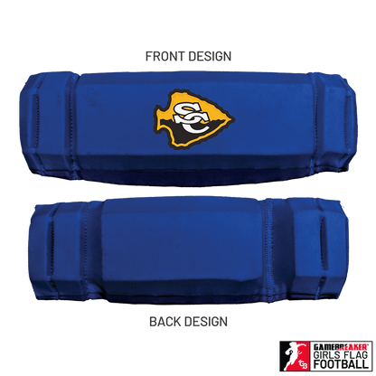 Cherokee Recreation & Parks Youth Girls Flag Football :: AURA Headband with Free Cinch Pack and GameBreaker Lip Protector Mouthpiece