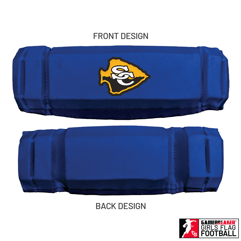 Cherokee Recreation & Parks Youth Girls Flag Football :: AURA Headband with Free Cinch Pack and GameBreaker Lip Protector Mouthpiece