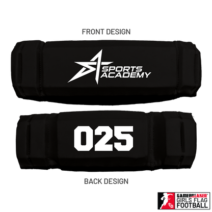 Sports Academy Girls Flag Football :: AURA Headband with Free Cinch Pack and Gamebreaker Lip Protector Mouthpiece