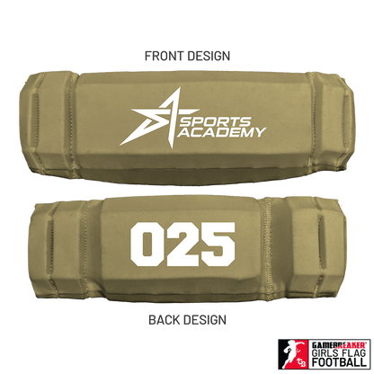 Sports Academy Girls Flag Football :: AURA Headband with Free Cinch Pack and Gamebreaker Lip Protector Mouthpiece