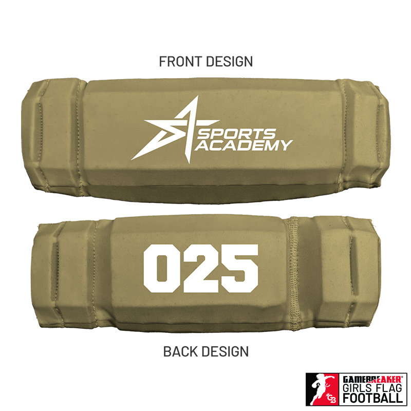 Sports Academy Girls Flag Football :: AURA Headband with Free Cinch Pack and Gamebreaker Lip Protector Mouthpiece