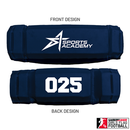 Sports Academy Girls Flag Football :: AURA Headband with Free Cinch Pack and Gamebreaker Lip Protector Mouthpiece