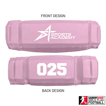 Sports Academy Girls Flag Football :: AURA Headband with Free Cinch Pack and Gamebreaker Lip Protector Mouthpiece