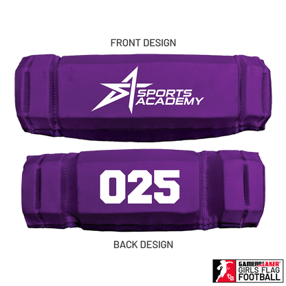 Sports Academy Girls Flag Football :: AURA Headband with Free Cinch Pack and Gamebreaker Lip Protector Mouthpiece
