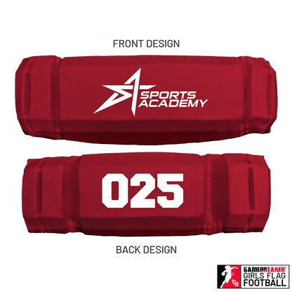 Sports Academy Girls Flag Football :: AURA Headband with Free Cinch Pack and Gamebreaker Lip Protector Mouthpiece