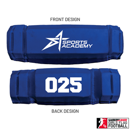 Sports Academy Girls Flag Football :: AURA Headband with Free Cinch Pack and Gamebreaker Lip Protector Mouthpiece