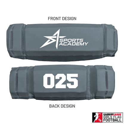 Sports Academy Girls Flag Football :: AURA Headband with Free Cinch Pack and Gamebreaker Lip Protector Mouthpiece