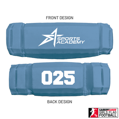 Sports Academy Girls Flag Football :: AURA Headband with Free Cinch Pack and Gamebreaker Lip Protector Mouthpiece