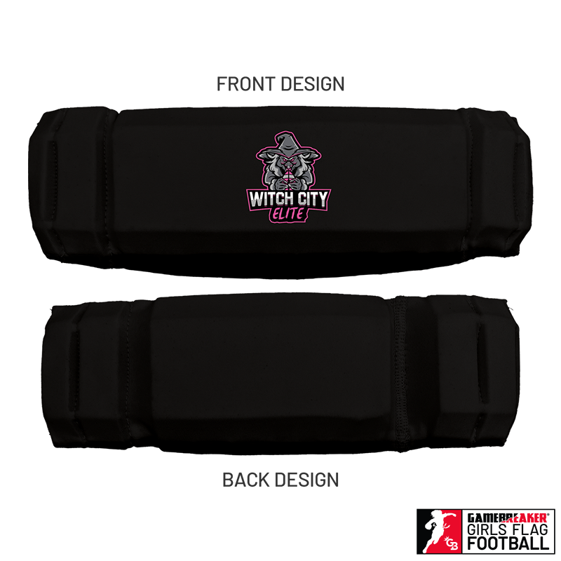 Witch City Elite Girls Flag :: AURA HEADBAND WITH FREE CINCH PACK AND Gamebreaker Lip Protector Mouthpiece