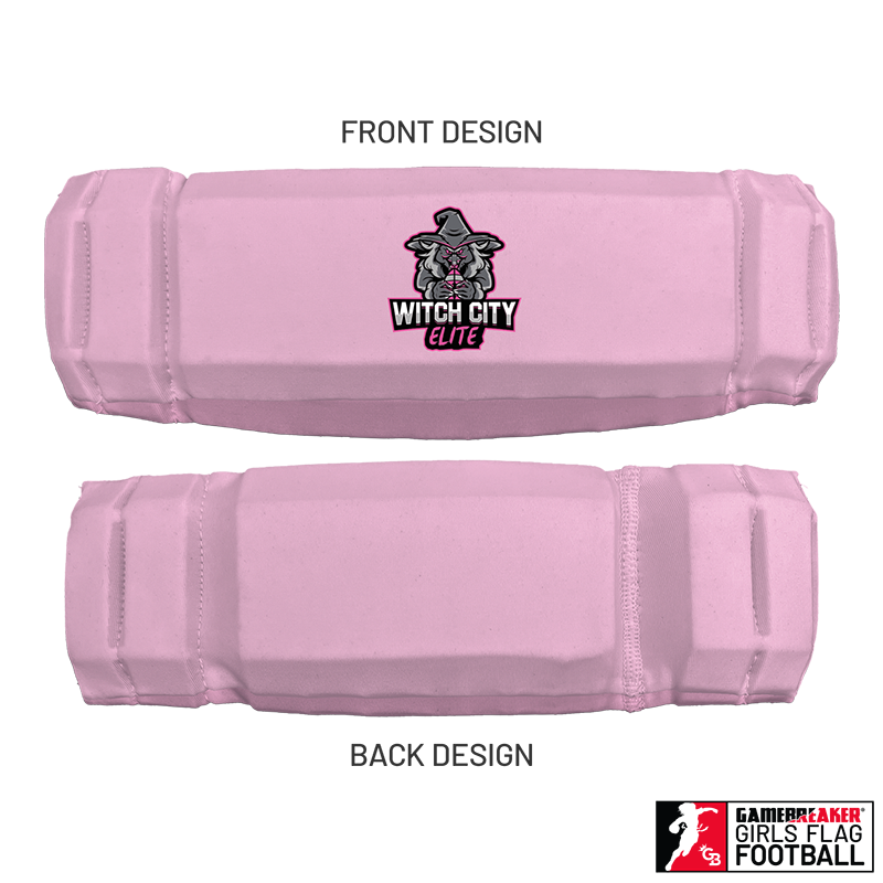 Witch City Elite Girls Flag :: AURA HEADBAND WITH FREE CINCH PACK AND Gamebreaker Lip Protector Mouthpiece