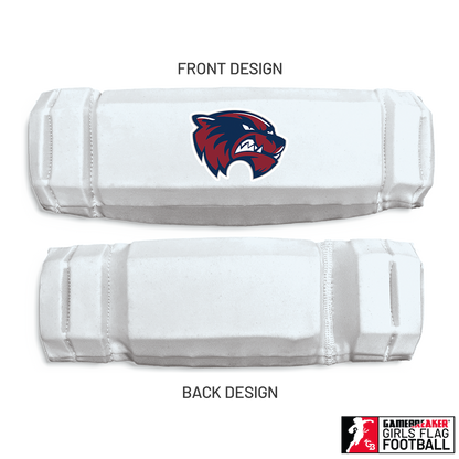 Cherokee Recreation & Parks Youth Girls Flag Football :: AURA Headband with Free Cinch Pack and GameBreaker Lip Protector Mouthpiece