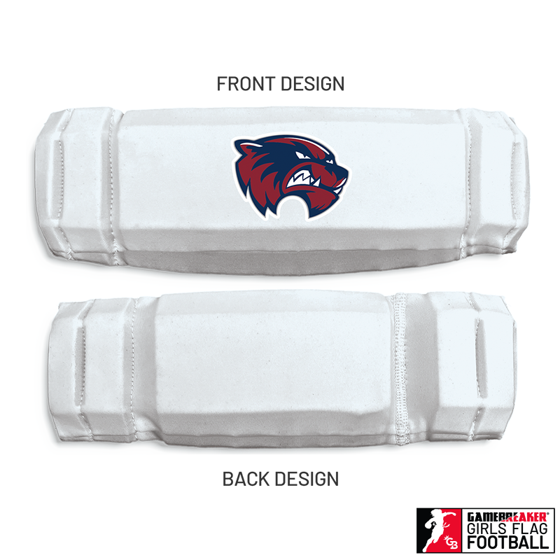 Cherokee Recreation & Parks Youth Girls Flag Football :: AURA Headband with Free Cinch Pack and GameBreaker Lip Protector Mouthpiece