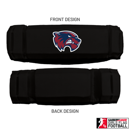 Cherokee Recreation & Parks Youth Girls Flag Football :: AURA Headband with Free Cinch Pack and GameBreaker Lip Protector Mouthpiece