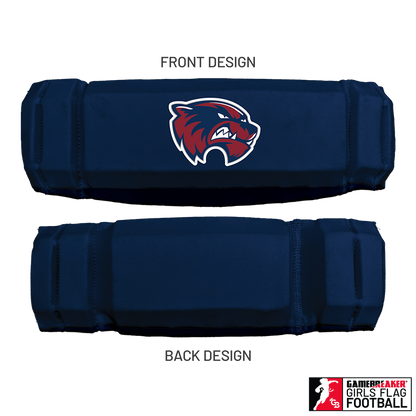 Cherokee Recreation & Parks Youth Girls Flag Football :: AURA Headband with Free Cinch Pack and GameBreaker Lip Protector Mouthpiece