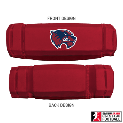 Cherokee Recreation & Parks Youth Girls Flag Football :: AURA Headband with Free Cinch Pack and GameBreaker Lip Protector Mouthpiece