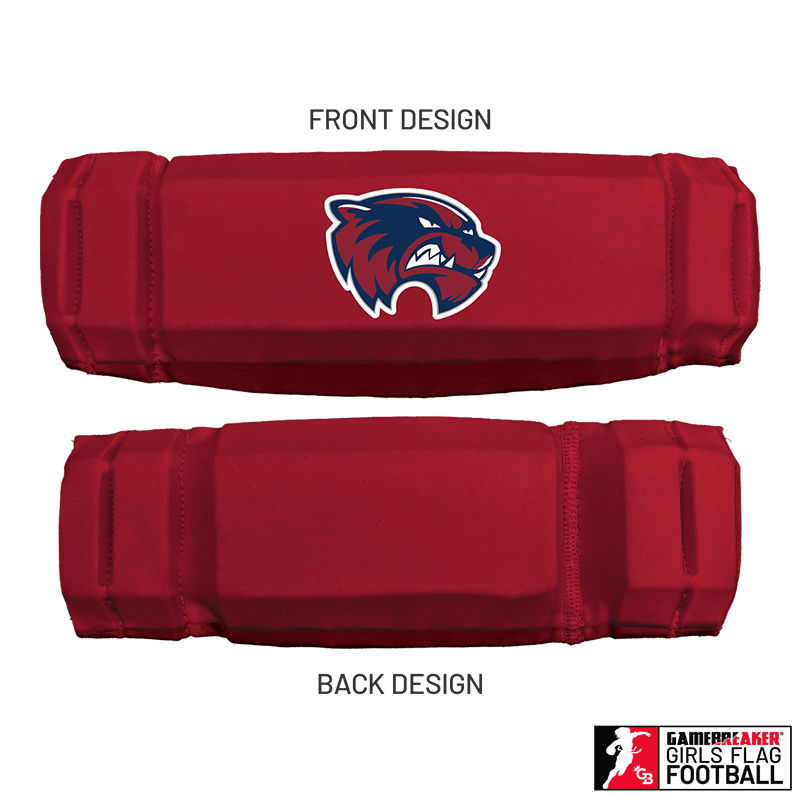 Cherokee Recreation & Parks Youth Girls Flag Football :: AURA Headband with Free Cinch Pack and GameBreaker Lip Protector Mouthpiece