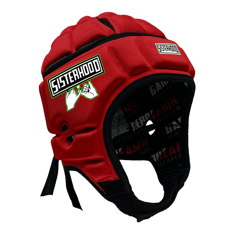 THE SISTERHOOD AZ :: GAMEBREAKER OR GAMEBREAKER-PRO HEADGEAR WITH FREE CINCH PACK AND GAMEBREAKER LIP PROTECTOR MOUTH GUARD