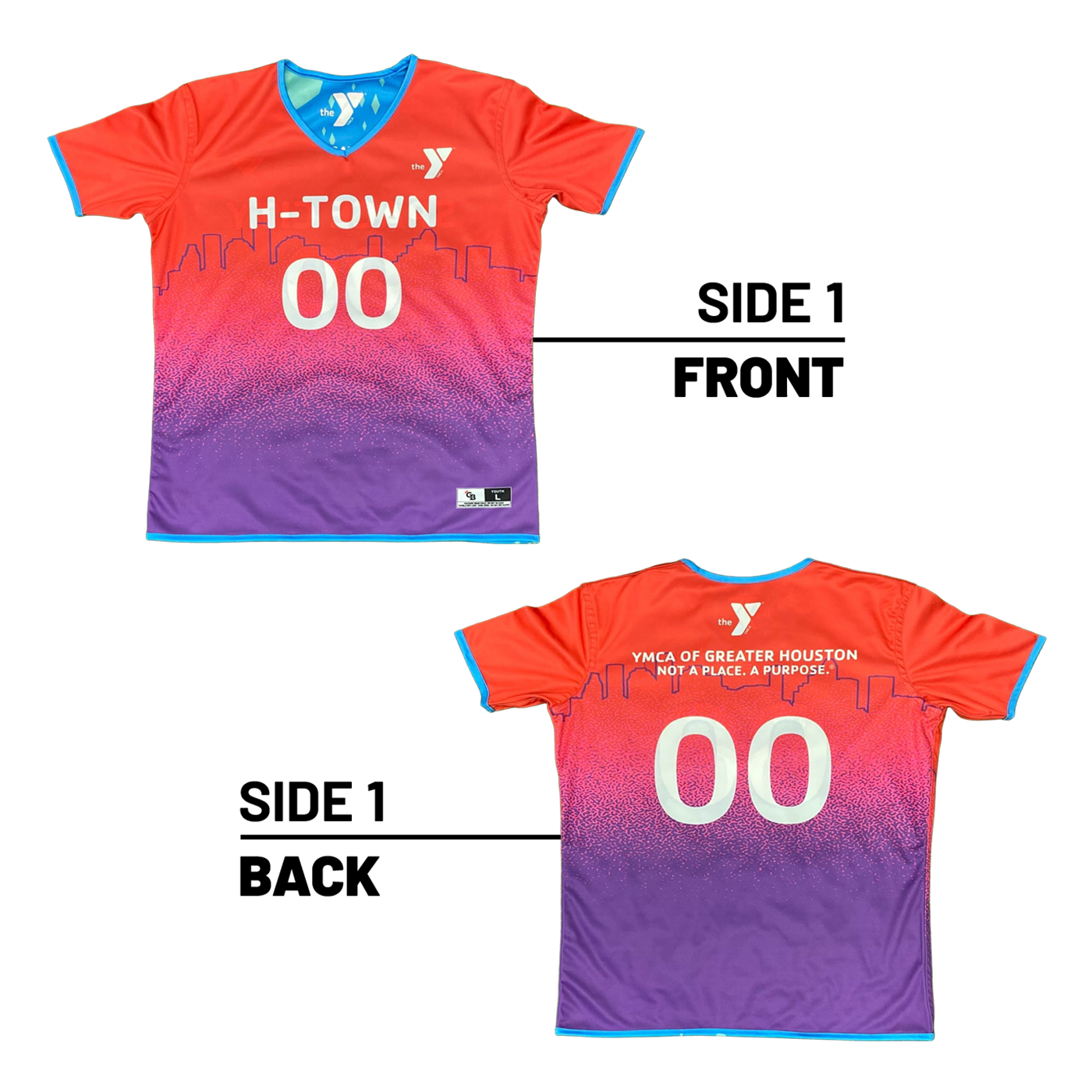 YMCA of Greater Houston :: Lightweight Reversible Multi-Sport Jersey