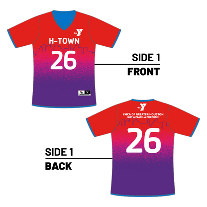 YMCA of Greater Houston :: Lightweight Reversible Flag Football Jersey