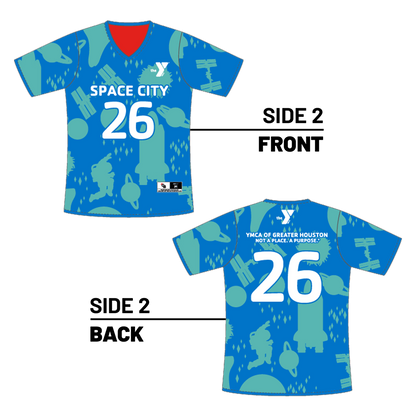 YMCA of Greater Houston :: Lightweight Reversible Flag Football Jersey