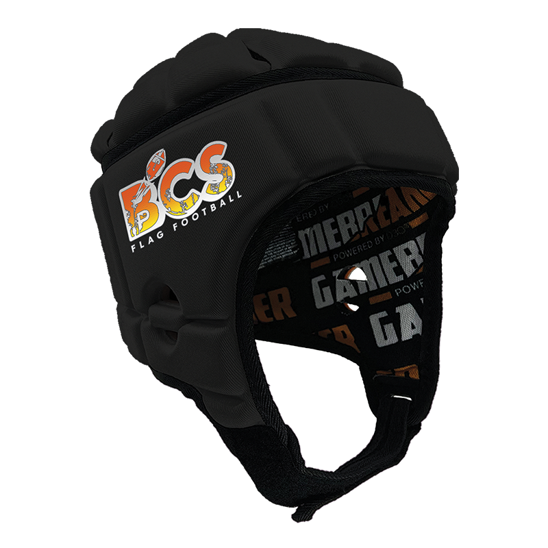 BCS Flag Football :: GameBreaker or GameBreaker-Pro Headgear with Free Cinch Pack and Lip Protector Mouthguard