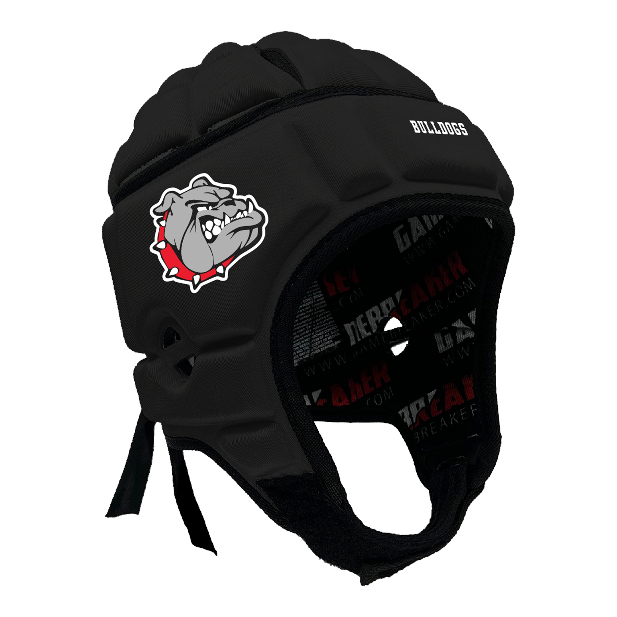 Bedford Bulldogs :: GameBreaker or GameBreaker-Pro Headgear with Free Cinch Pack