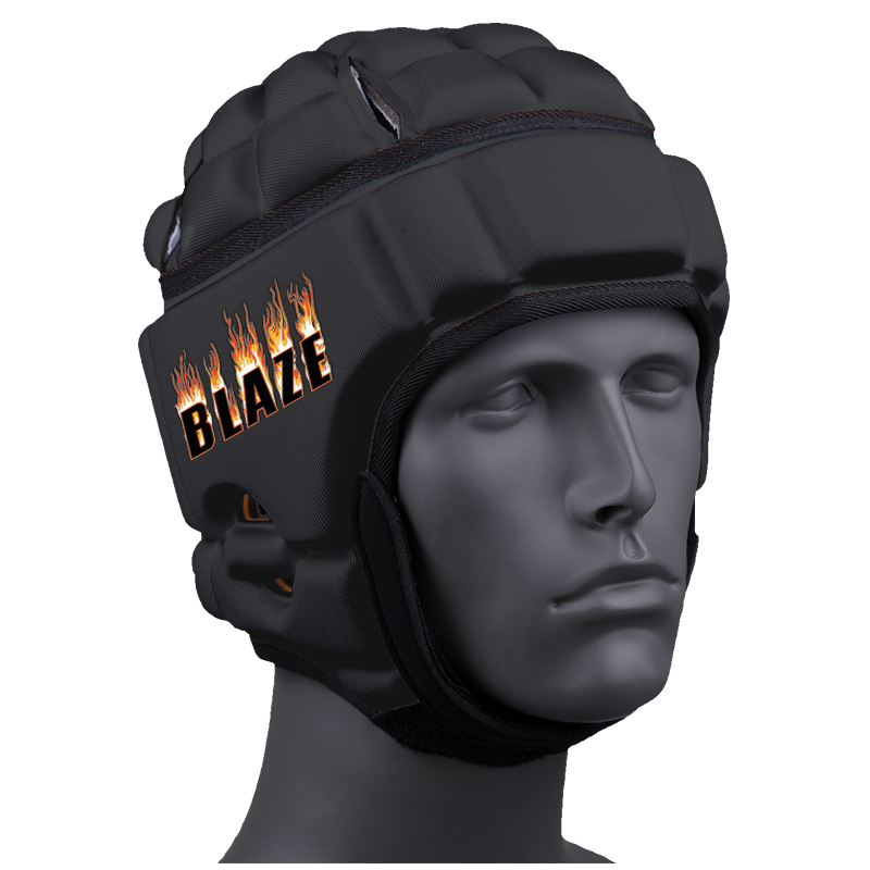 Blaze 7v7 :: GameBreaker Headgear with Free Cinch Pack and Lip Protector Mouthguard