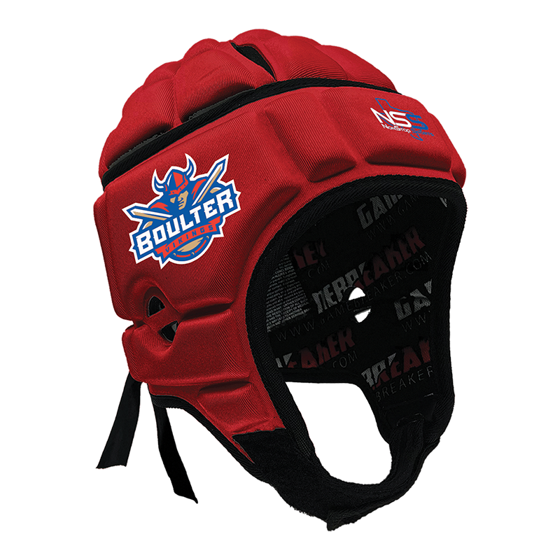 Boulter Vikings :: GameBreaker or GameBreaker-Pro Headgear with Free Cinch Pack and Lip Protector Mouthguard