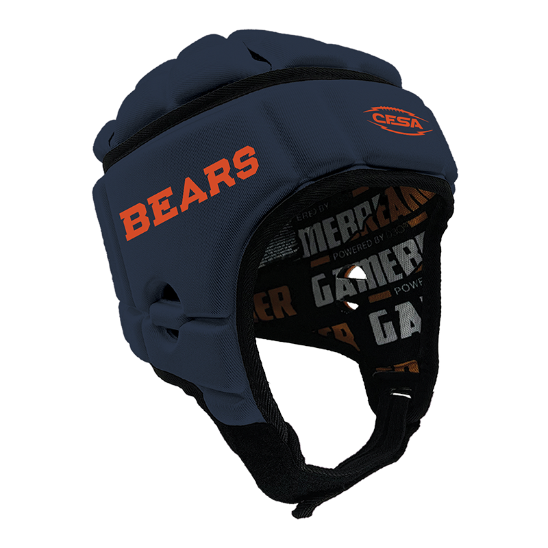 CFSA - Bears :: GameBreaker or GameBreaker-PRO Headgear WITH FREE CINCH PACK AND GAMEBREAKER LIP PROTECTOR MOUTH GUARD