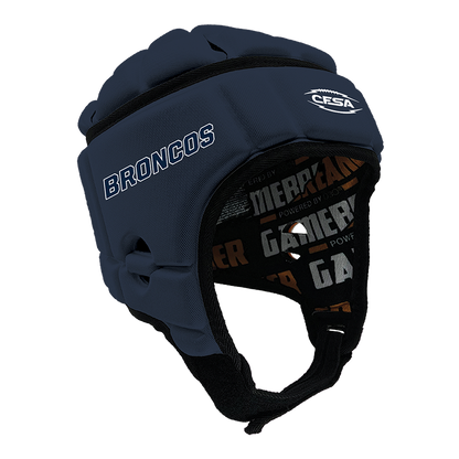 CFSA - Broncos :: GameBreaker or GameBreaker-PRO Headgear With Free Cinch Pack And Gamebreaker Lip Protector Mouth Guard