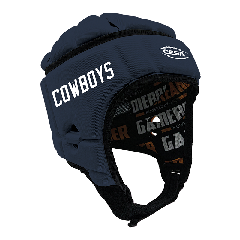CFSA - Cowboys :: GameBreaker or GameBreaker-PRO Headgear With Free Cinch Pack And Gamebreaker Lip Protector Mouth Guard