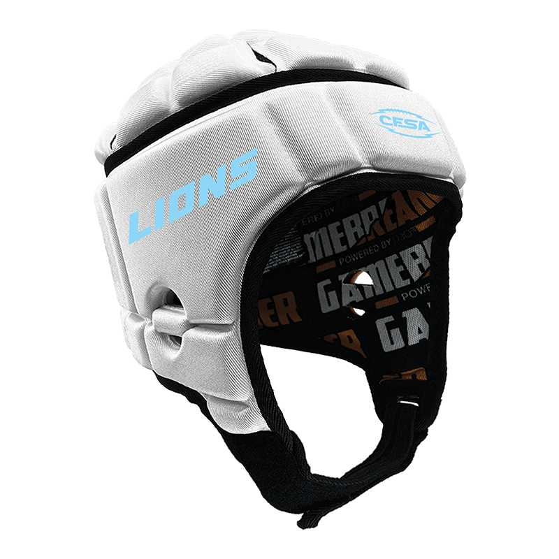 CFSA - Lions :: GameBreaker or GameBreaker-PRO Headgear With Free Cinch Pack And Gamebreaker Lip Protector Mouth Guard