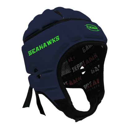 CFSA - Seahawks :: GameBreaker or GameBreaker-PRO Headgear With Free Cinch Pack And Gamebreaker Lip Protector Mouth Guard