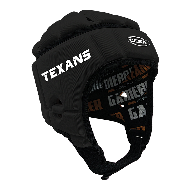 CFSA - Texans :: GameBreaker or GameBreaker-PRO Headgear With Free Cinch Pack And Gamebreaker Lip Protector Mouth Guard