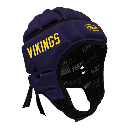 CFSA - Vikings :: GameBreaker or GameBreaker-PRO Headgear With Free Cinch Pack And Gamebreaker Lip Protector Mouth Guard