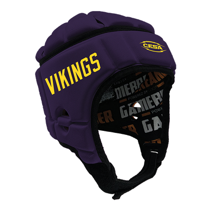 CFSA - Vikings :: GameBreaker or GameBreaker-PRO Headgear With Free Cinch Pack And Gamebreaker Lip Protector Mouth Guard