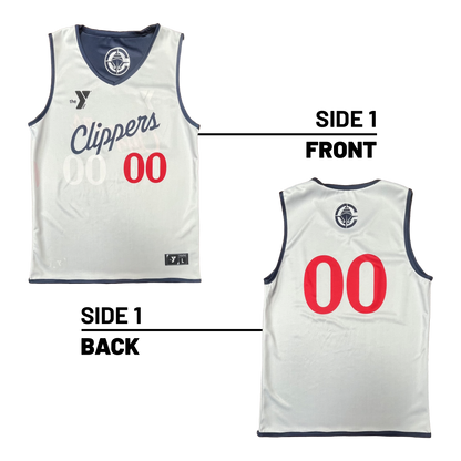 YMCA of Metro Los Angeles :: Lightweight V-Neck Reversible Basketball Jersey