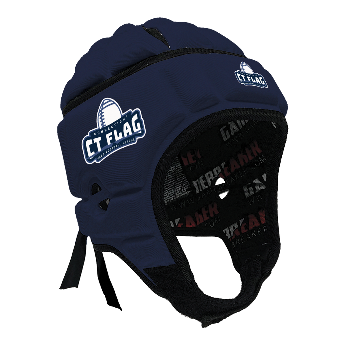 Connecticut Flag Football League :: GameBreaker or GameBreaker-Pro Headgear with Free Cinch Pack and Gamebreaker Lip Protector Mouthpiece