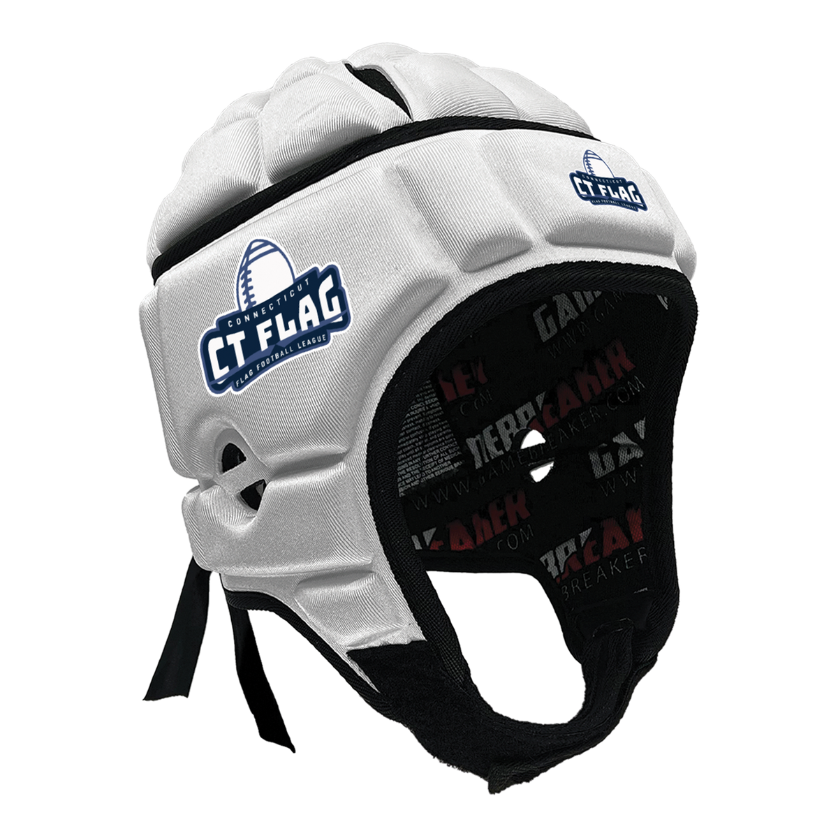 Connecticut Flag Football League :: GameBreaker or GameBreaker-Pro Headgear with Free Cinch Pack and Gamebreaker Lip Protector Mouthpiece