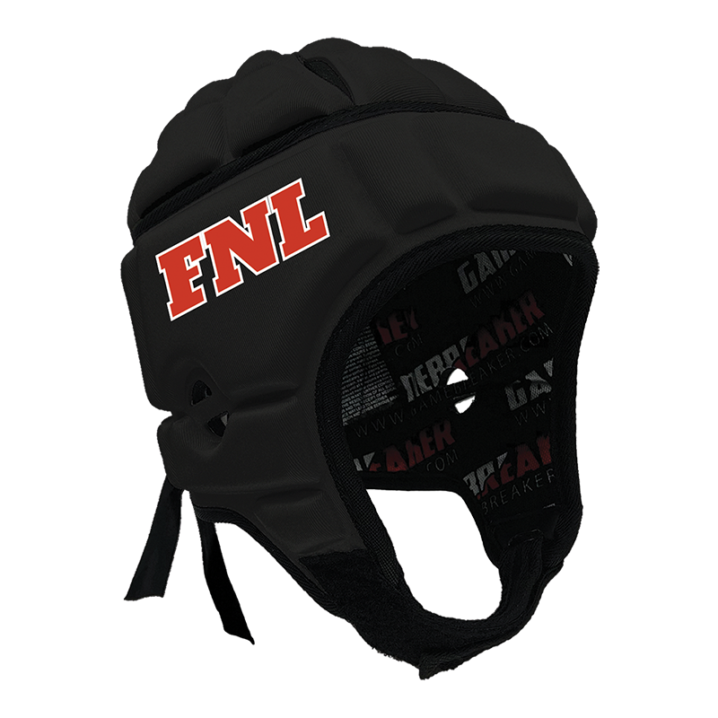 FRIDAY NIGHT LIGHTS WOMENS FLAG FOOTBALL :: GameBreaker or GameBreaker-Pro Headgear with Free Cinch Pack and Lip Protector Mouthguard