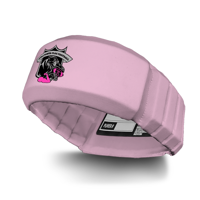 GIRLPOWER FLAG FOOTBALL :: AURA HEADBAND WITH FREE CINCH PACK AND LIP PROTECTOR MOUTH PIECE