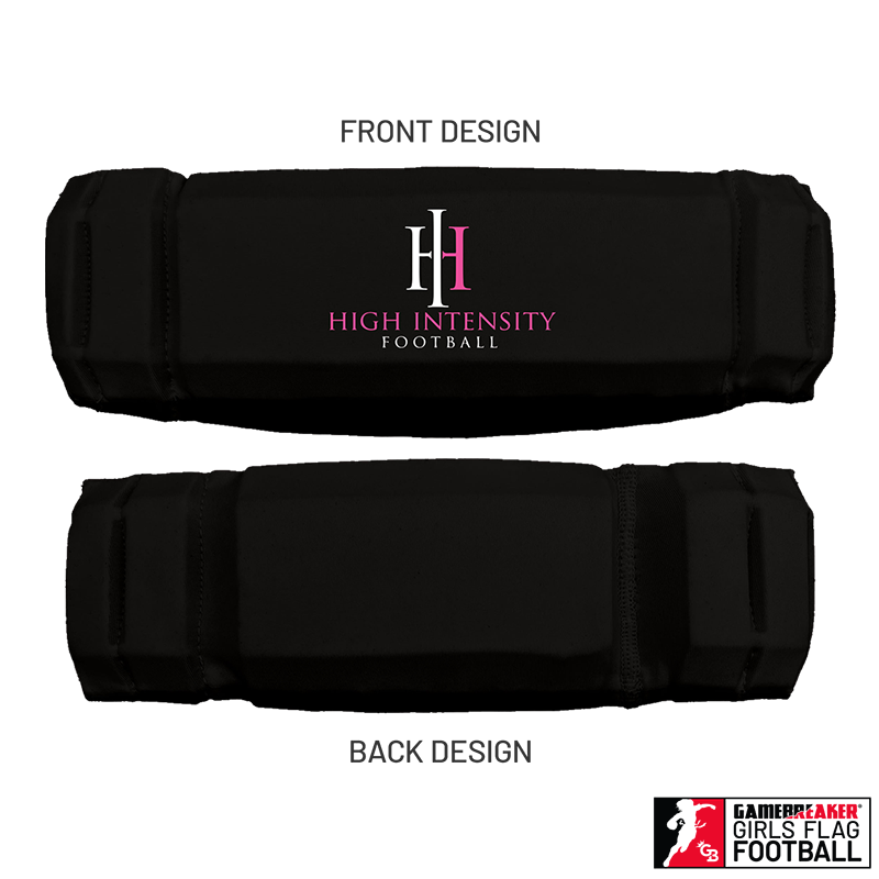 High Intensity Girls Flag Football :: AURA Headband with Free Cinch Pack and Gamebreaker Lip Protector Mouthpiece